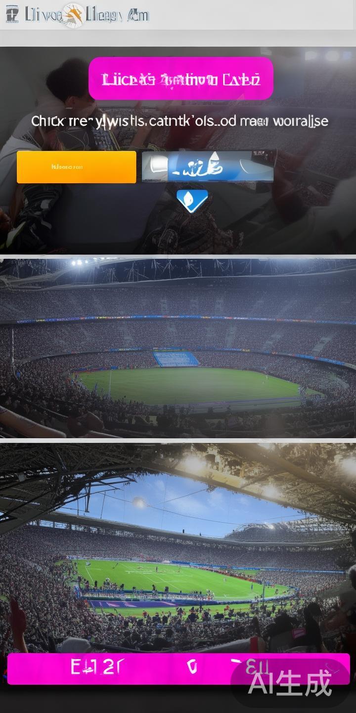 点击观看：在对应赛事的直播链接上，点击“立即观看”