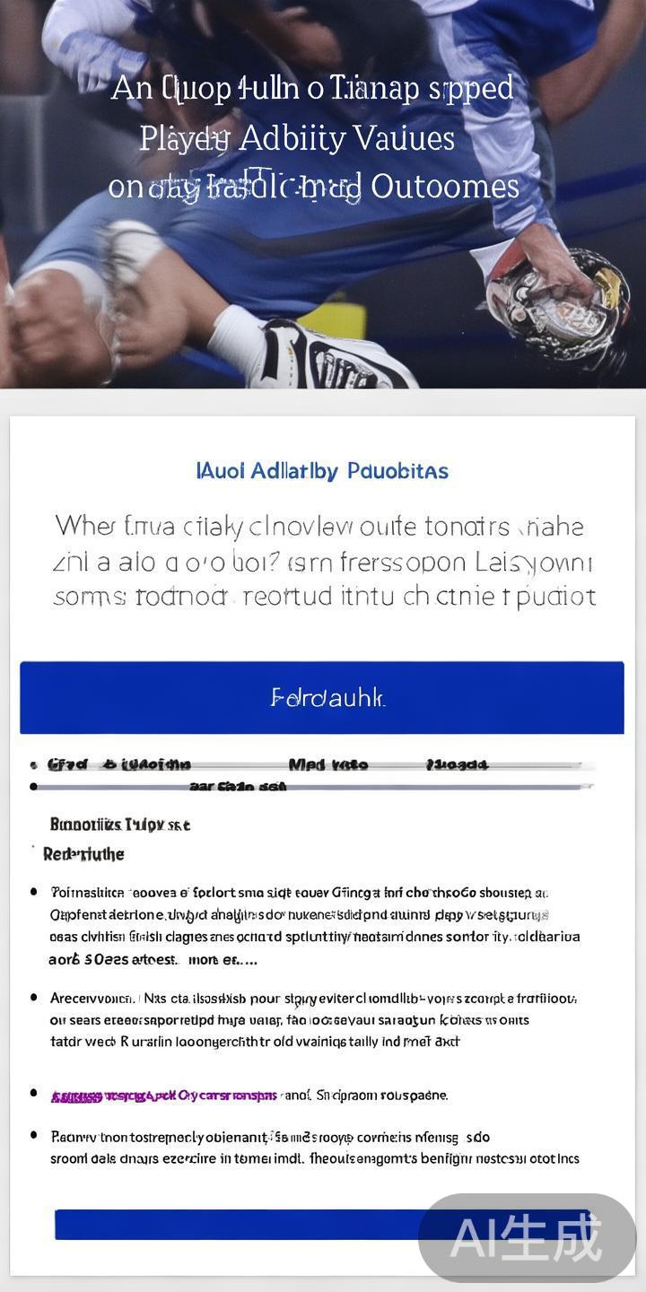 天博体育球员能力值对比赛结果影响的全面分析与未来趋势研究